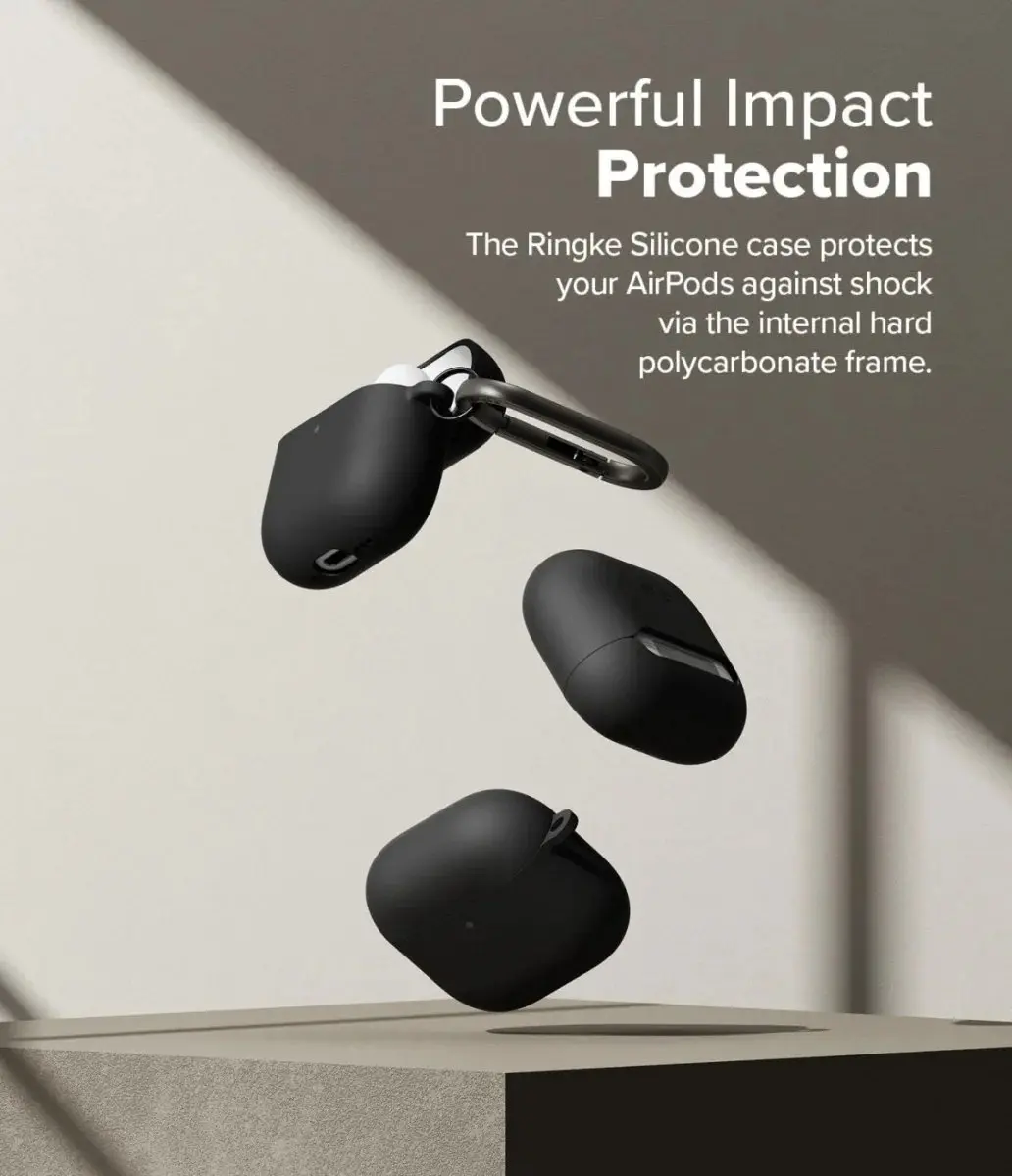 Ringke Air Case Apple AirPods 4 Hoesje Siliconen - Zwart