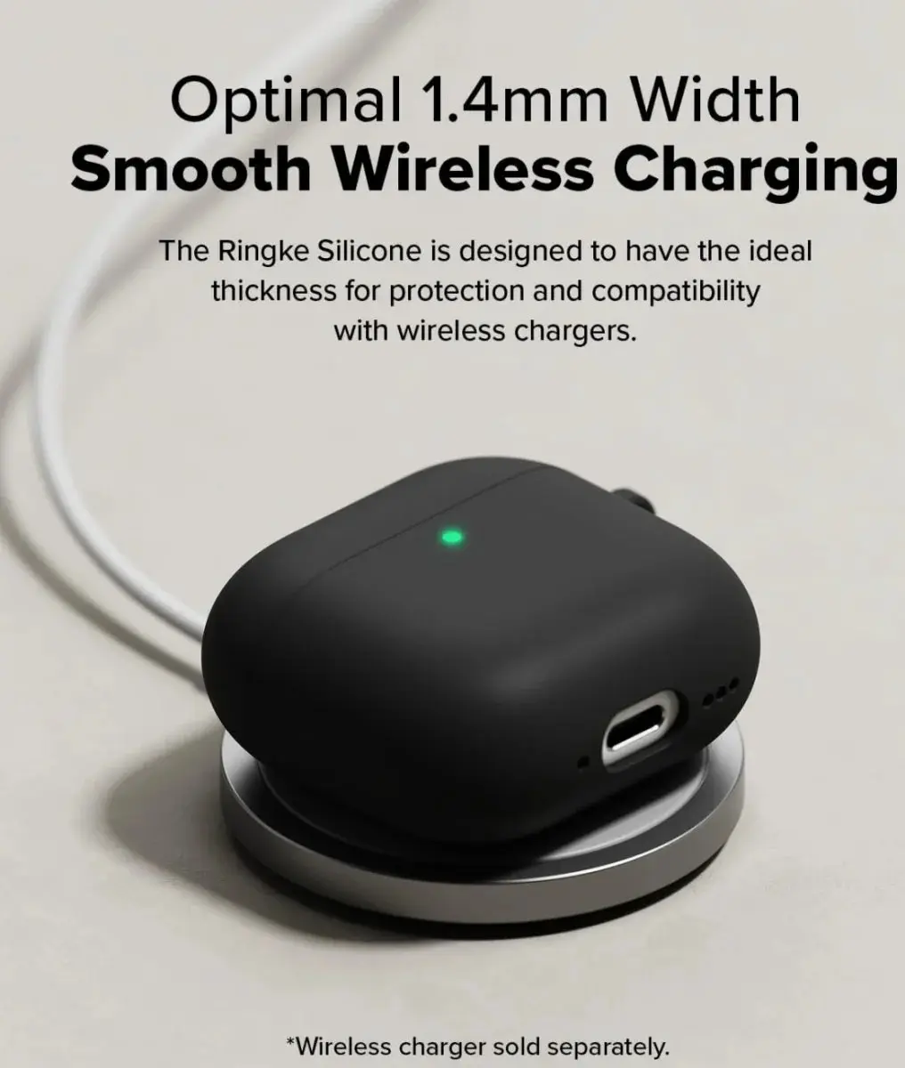 Ringke Air Case Apple AirPods 4 Hoesje Siliconen - Zwart