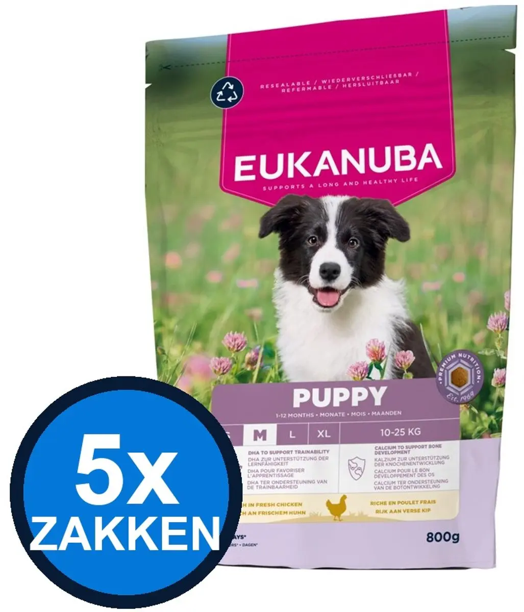 Eukanuba Life Care Puppy Medium Kip
