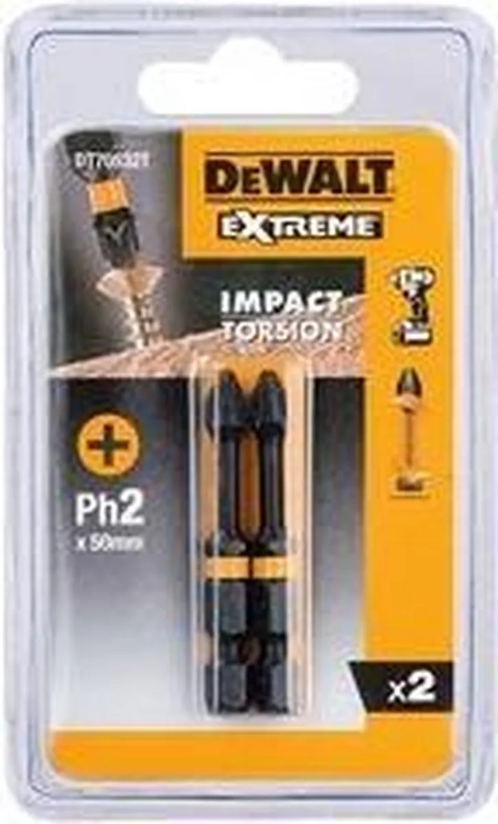 DeWalt DT70532T Ph2 Extreme Impact Torsion Schroefbits 50mm
