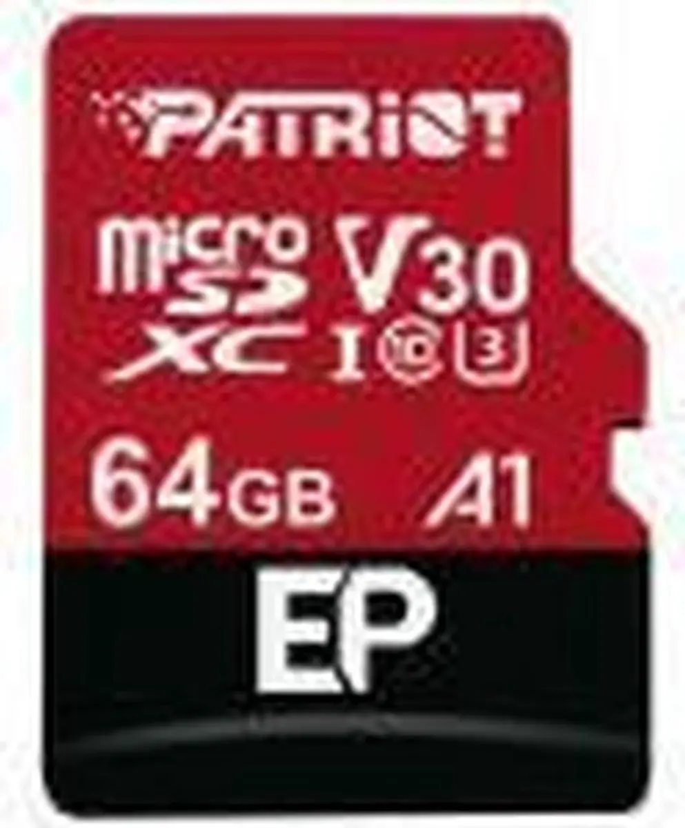Patriot EP PRO microSDXC 512GB UHS-I V30 U3 - Inclusief SD-adapter