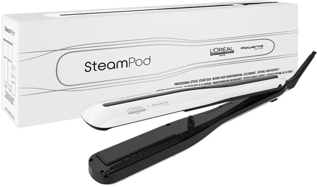 L'Oréal Professionnel Steampod 3.0 Stijltang - Wit/Zwart