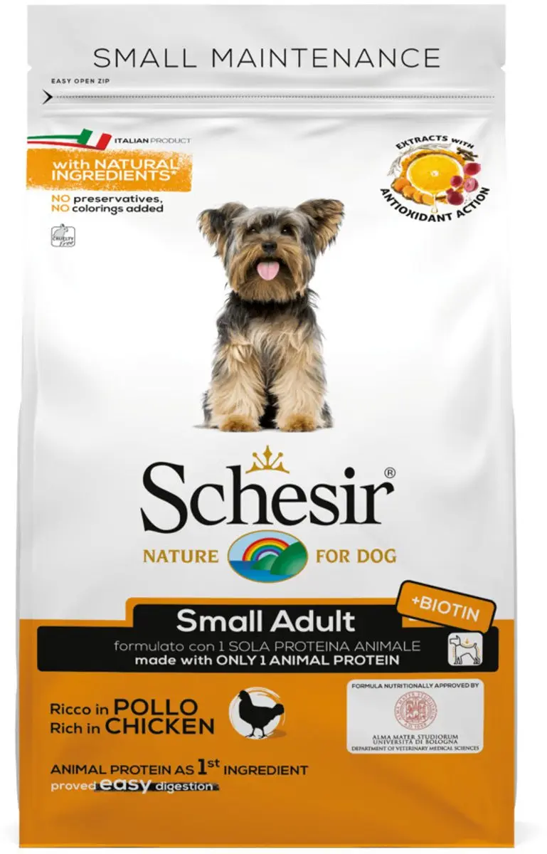 Schesir Hondenvoer Dry Small Kip