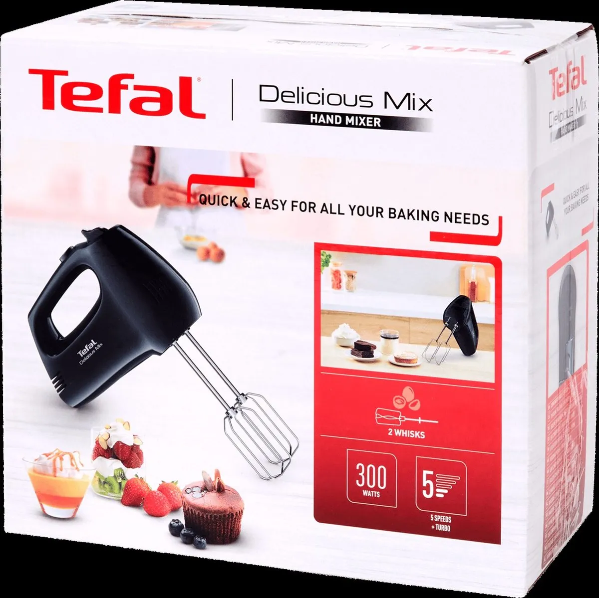 Tefal HT31W Handmixer 300W