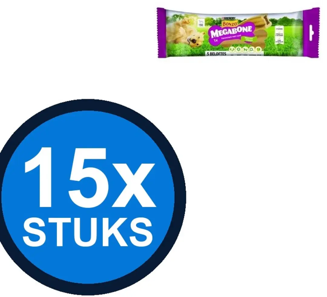 Bonzo Megabone Large Honden Snacks 200g