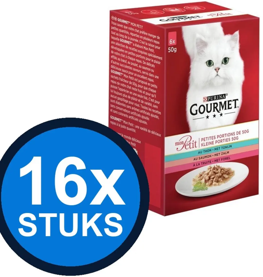 Gourmet Mon Petit Vis Kattenvoer
