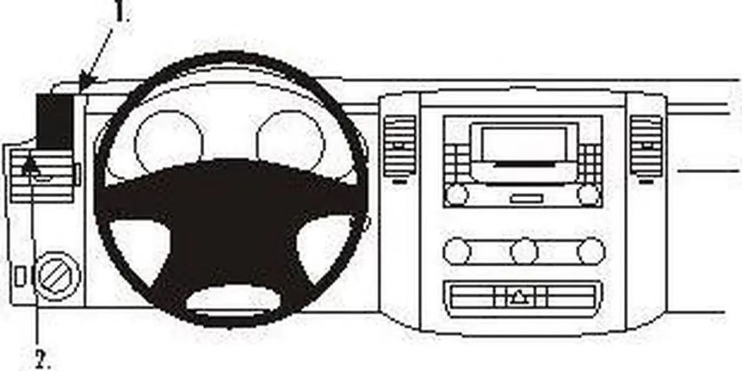 Brodit ProClip Mercedes Sprinter/Crafter Left 803875