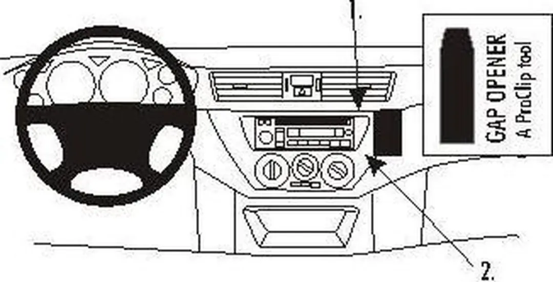 Brodit ProClip 853253 Houder