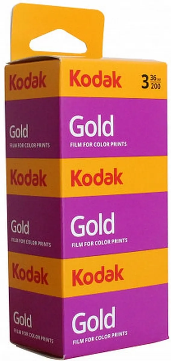 Kodak Gold 200 ISO 35mm Film - 3 Rollen - 36 Opnames