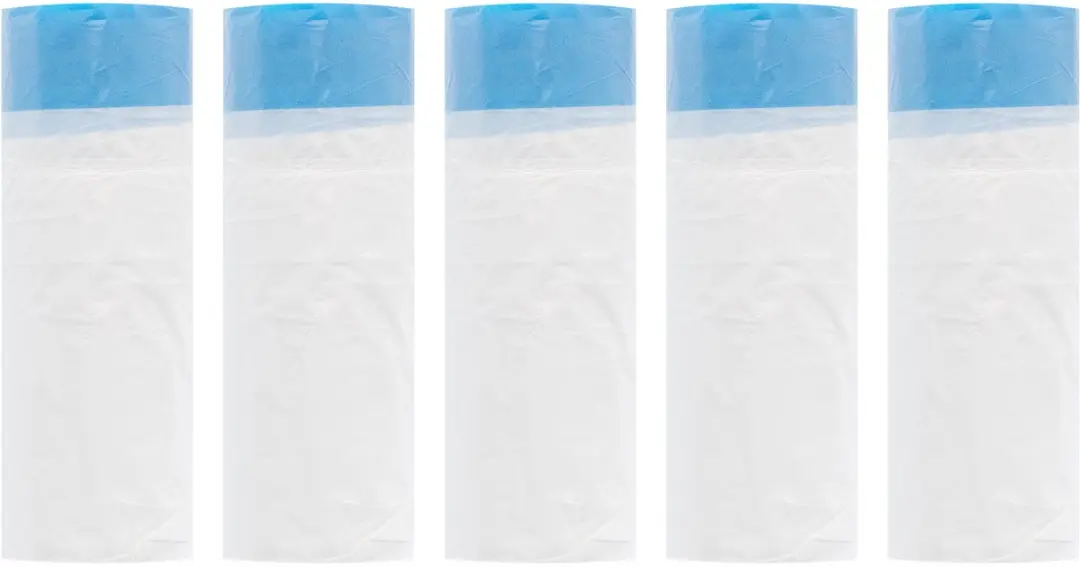 Hombli Smart Kattenbakzakken - 75 Stuks (5x15) - Wit/Blauw
