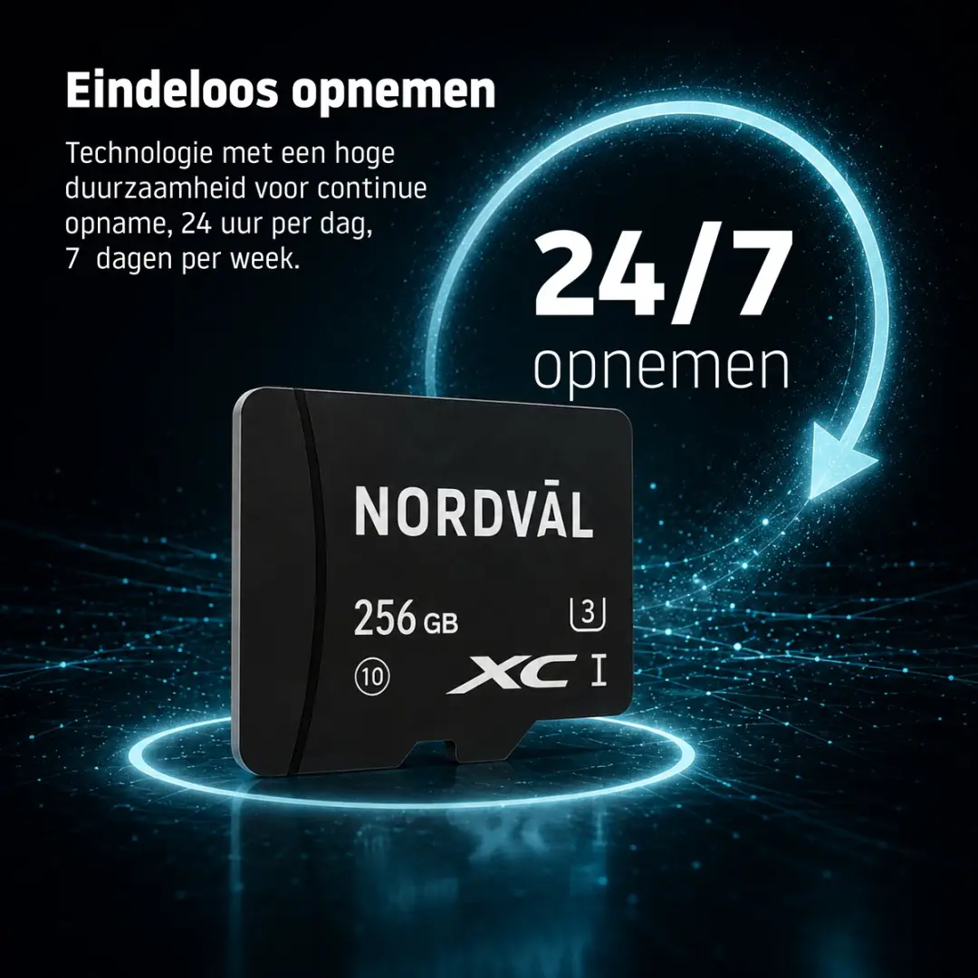 Nordväl Micro SD Kaart 256GB UHS-I V30