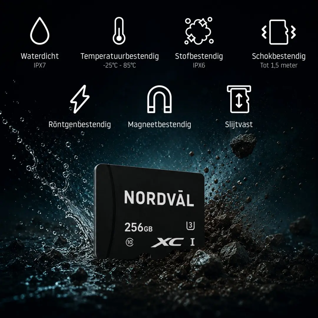 Nordväl Micro SD Kaart 256GB UHS-I V30