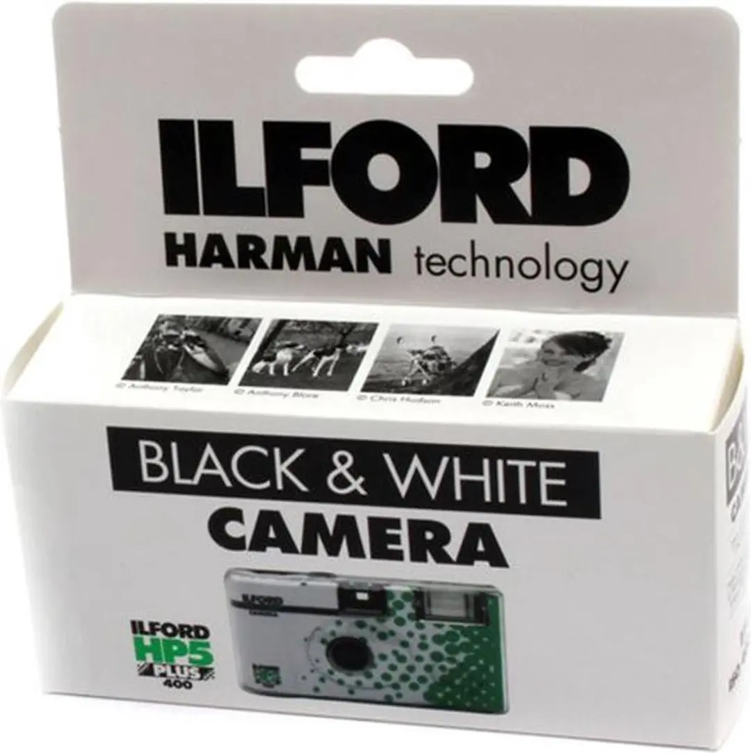 Ilford HP5 Flash Wegwerpcamera 27 Opnamen - Wit/Zwart/Groen
