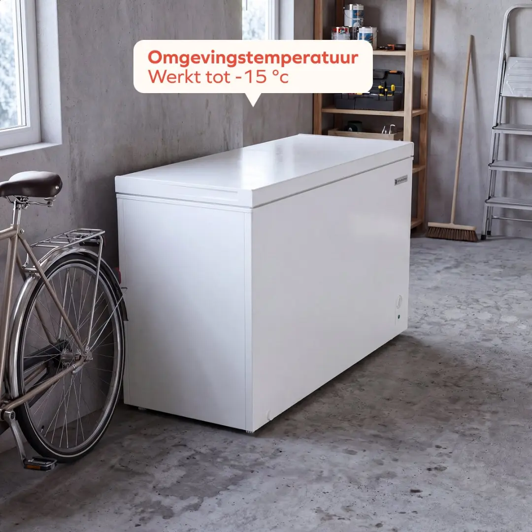 KitchenBrothers KB1004234 Vrieskist 293L - Wit