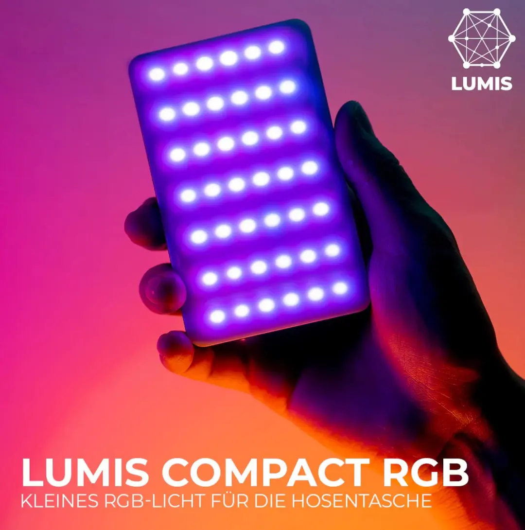Rollei LUMIS Compact RGB LED-lampje