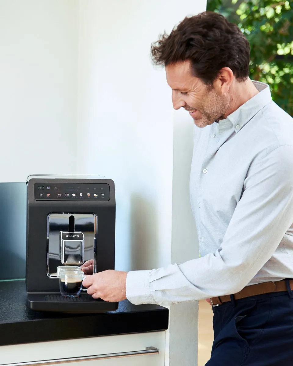 Krups Evidence One EA895N Volautomaat Espressomachine - Zwart/Grijs