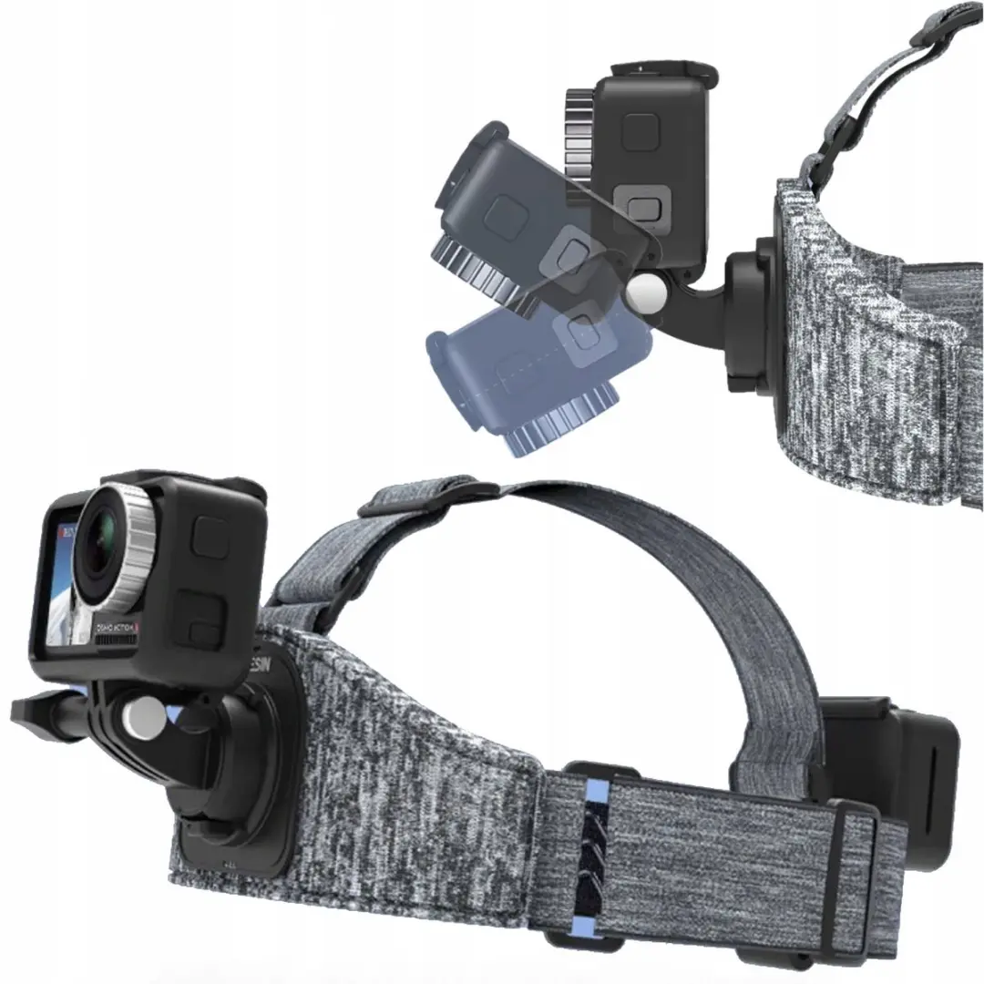 Telesin GP-HMS-T06 Dual Sportcamera Hoofdband - Grijs