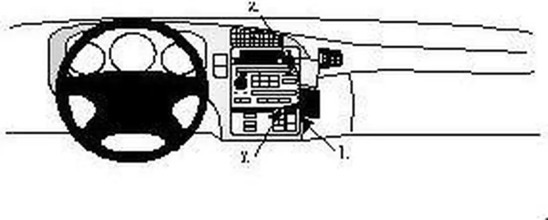 Brodit ProClip Houder Saab 9-5 1998-2005