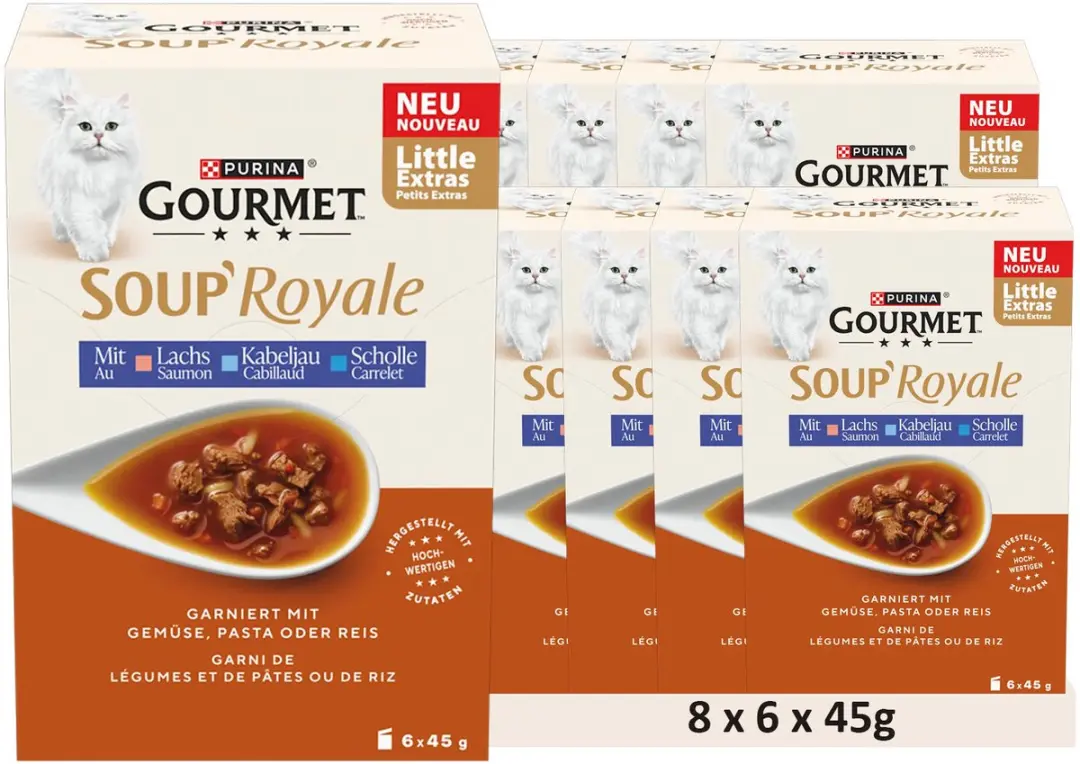 GOURMET Soup Royale Vis (8 x 6 x 45g)