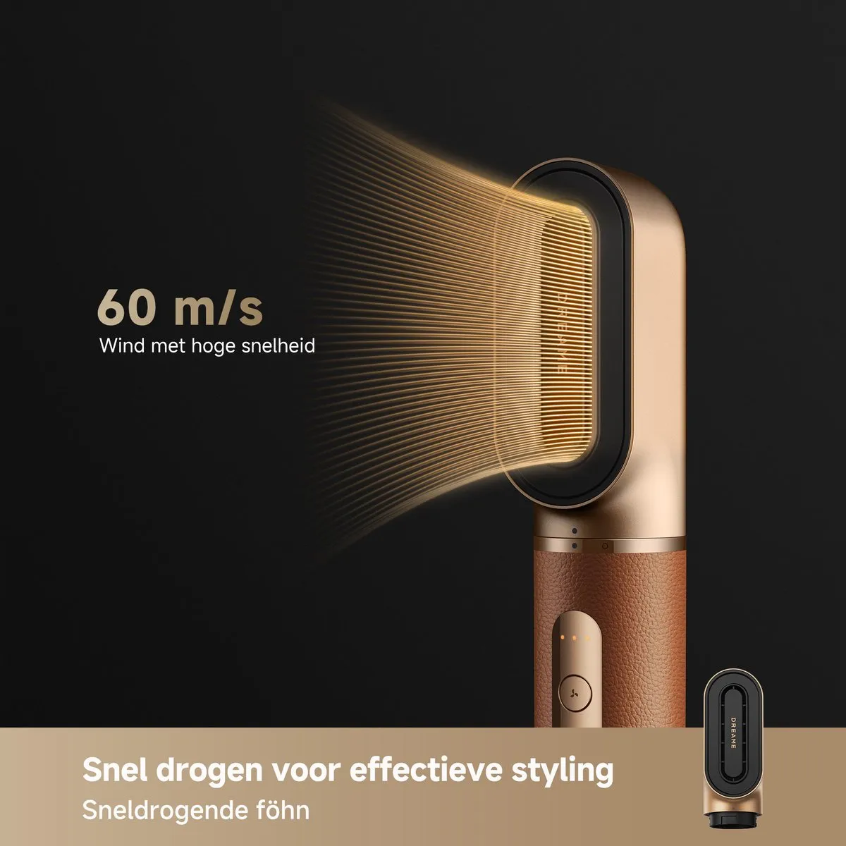 Dreame Airstyle Pro AMF18A Föhn - Goud - 1300W