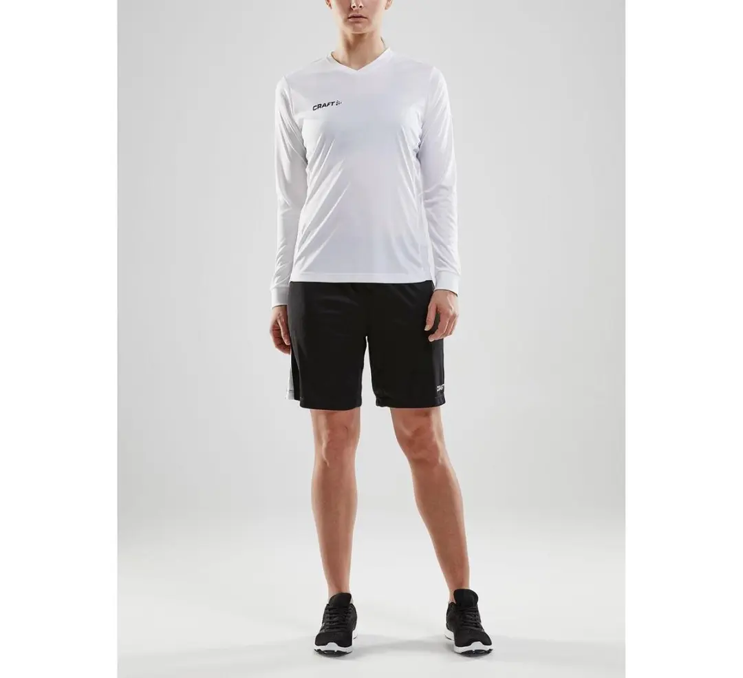 Craft Squad Solid LS Sportshirt Dames - XL - Wit