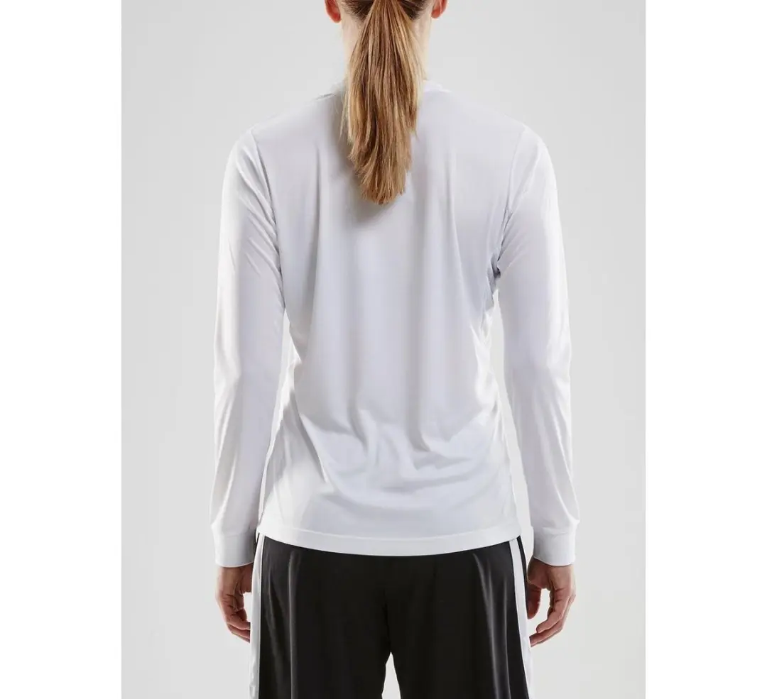 Craft Squad Solid LS Sportshirt Dames - XL - Wit