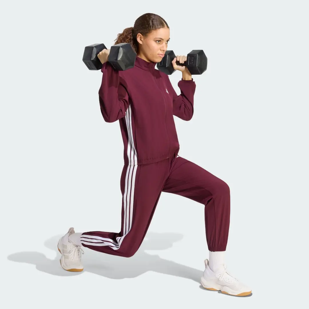 Adidas Performance Train Essentials 3-Stripes Woven Warm-Up Jack XXL - Bordeaux