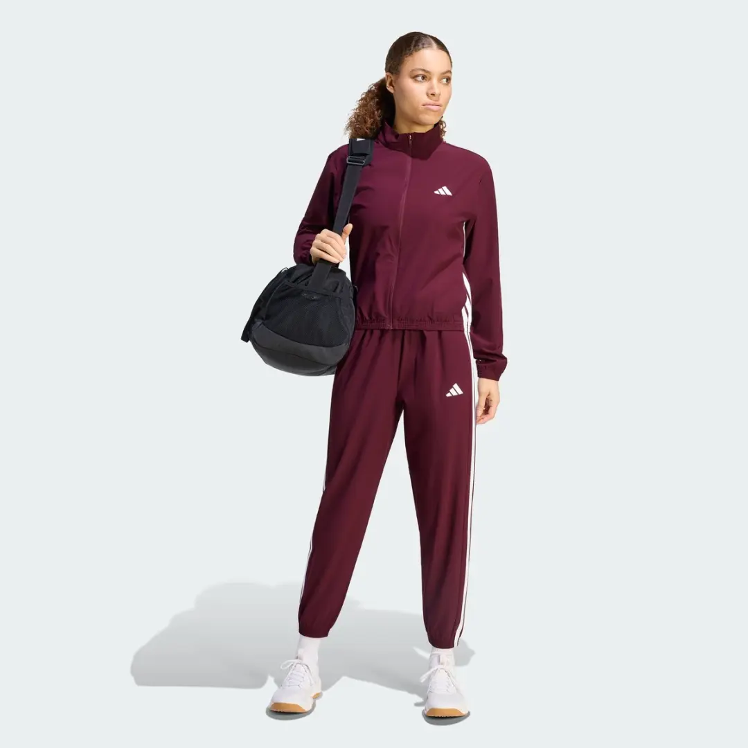 Adidas Performance Train Essentials 3-Stripes Woven Warm-Up Jack XXL - Bordeaux