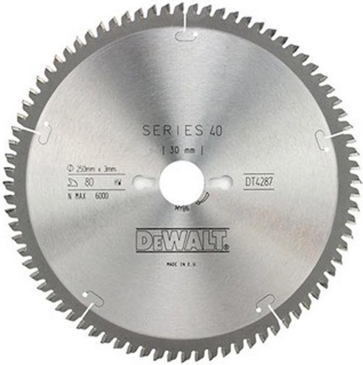 DeWalt Extreme DT4287 Cirkelzaagblad Laminaat 250mm