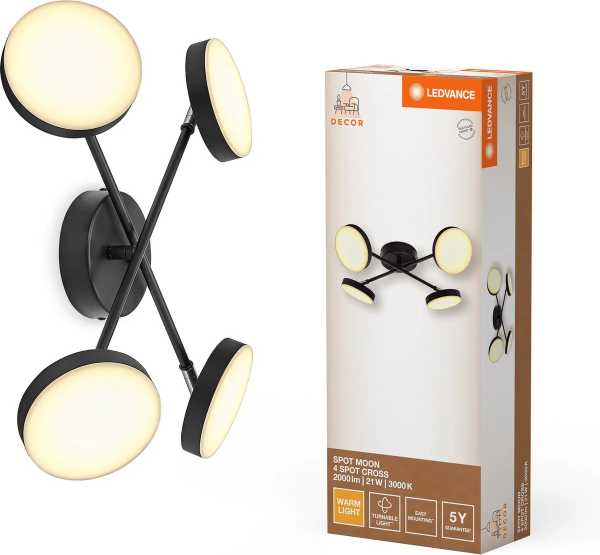 LEDVANCE Decor Spot Moon 4Spot C