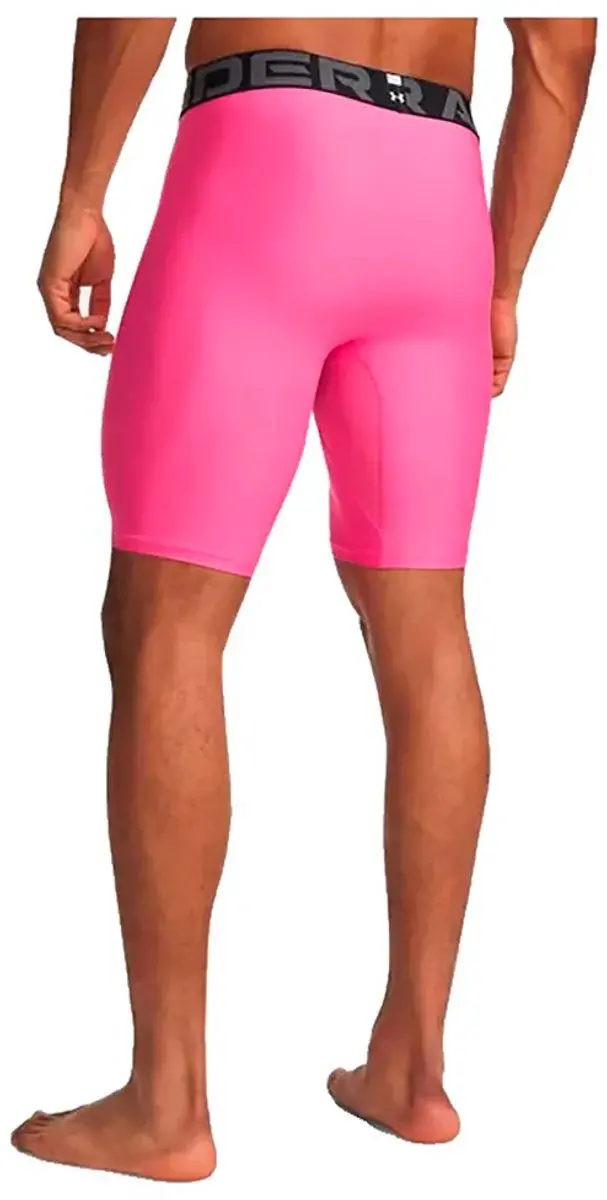 Under Armour Heatgear Armour Long Korte Broek - 3XL - Roze