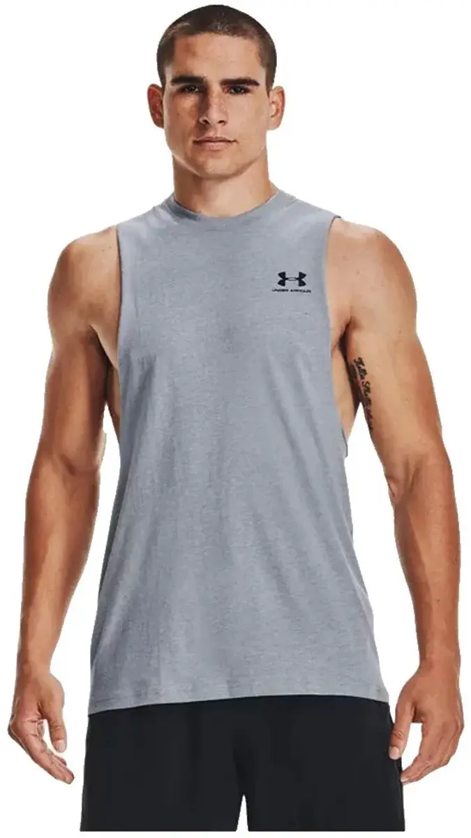 Under Armour Ua Left Chest Cut Off Tanktop