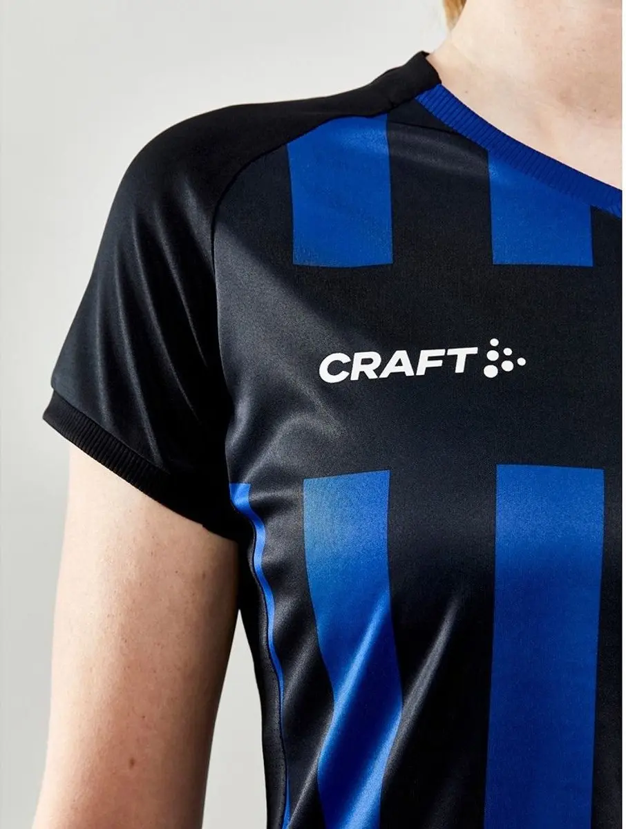 Craft Progress 2.0 Stripe Shirt Dames - Zwart Royal S