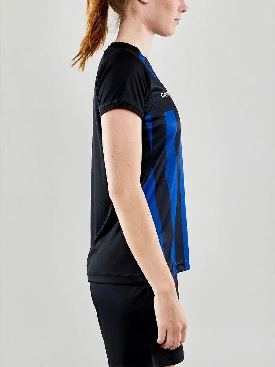 Craft Progress 2.0 Stripe Shirt Dames - Zwart Royal S