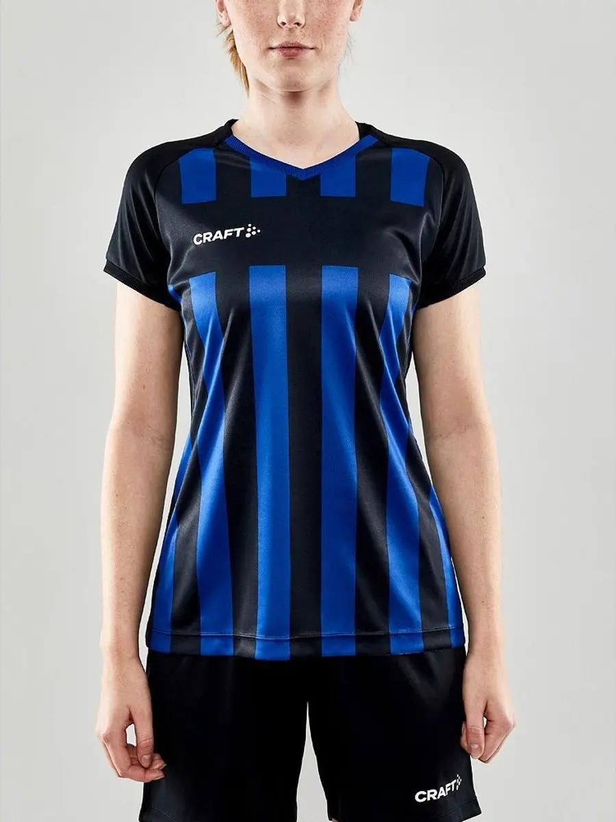 Craft Progress 2.0 Stripe Shirt Dames - Zwart Royal S