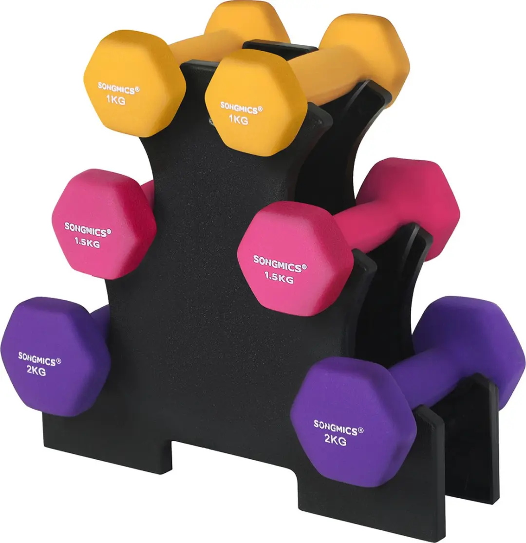 Songmics Halterset 6-delig 9kg