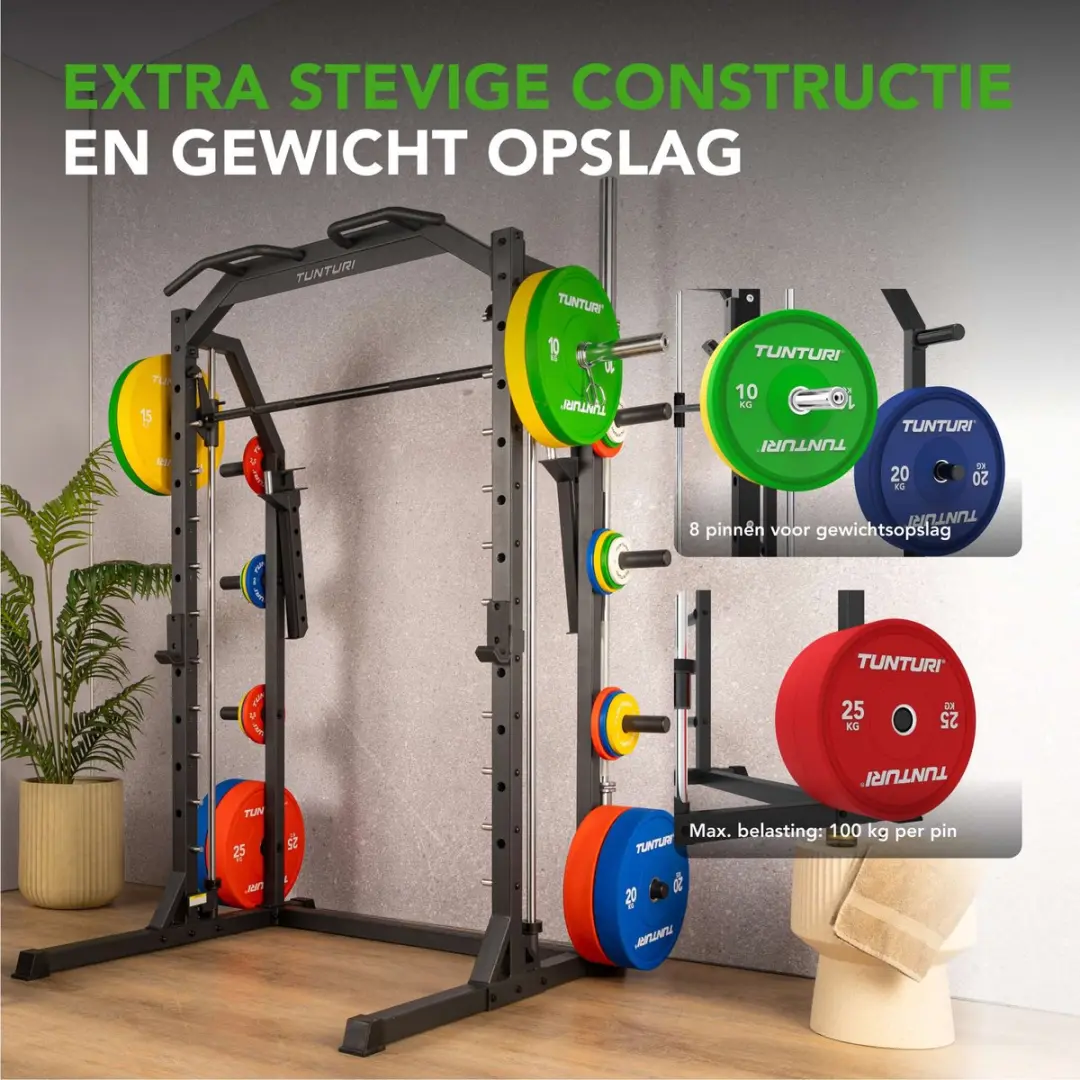 Tunturi SM70 Smith Machine Krachtstation - 300kg