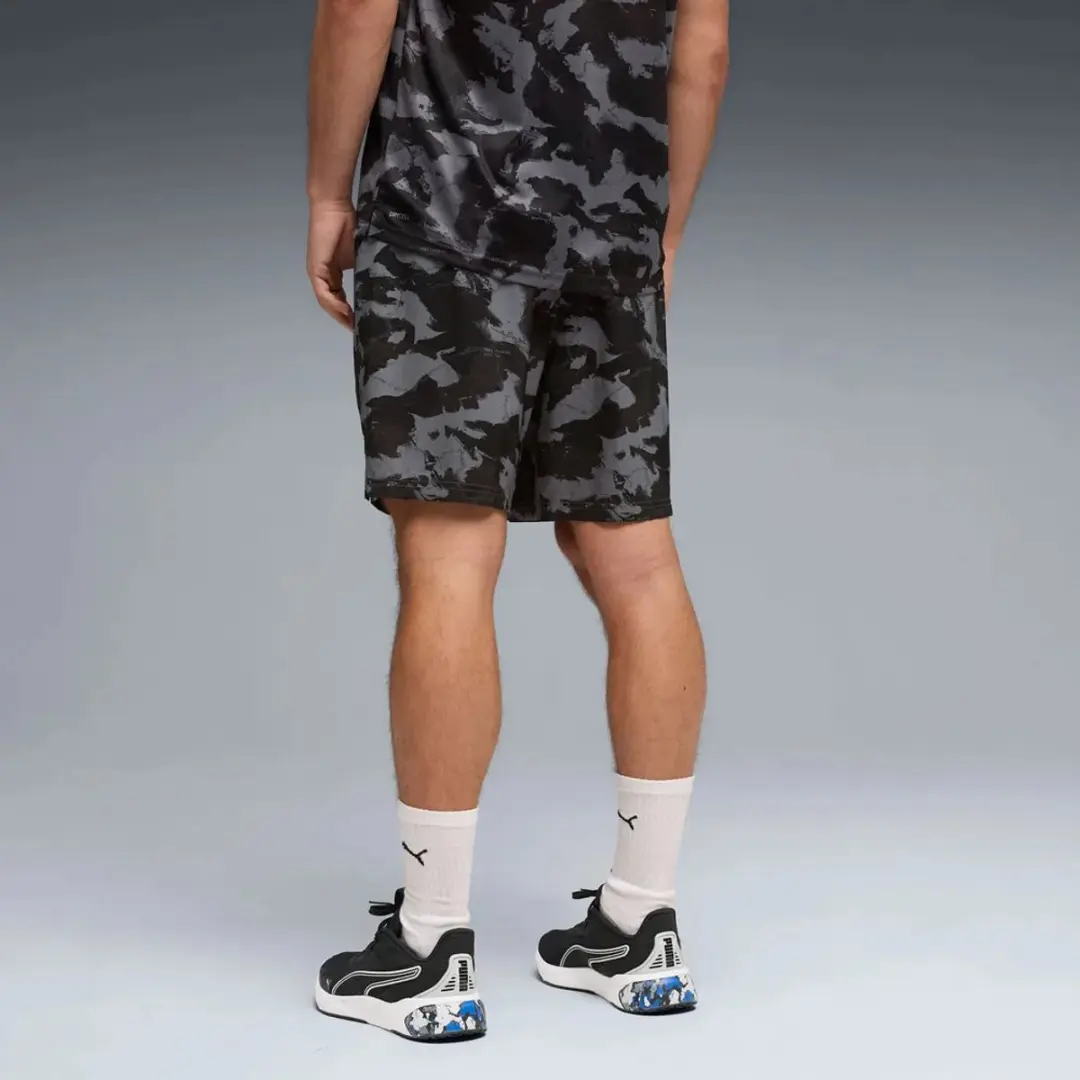 PUMA Tad Essentials 7" Korte Sportbroek - S - Zwart/Grijs