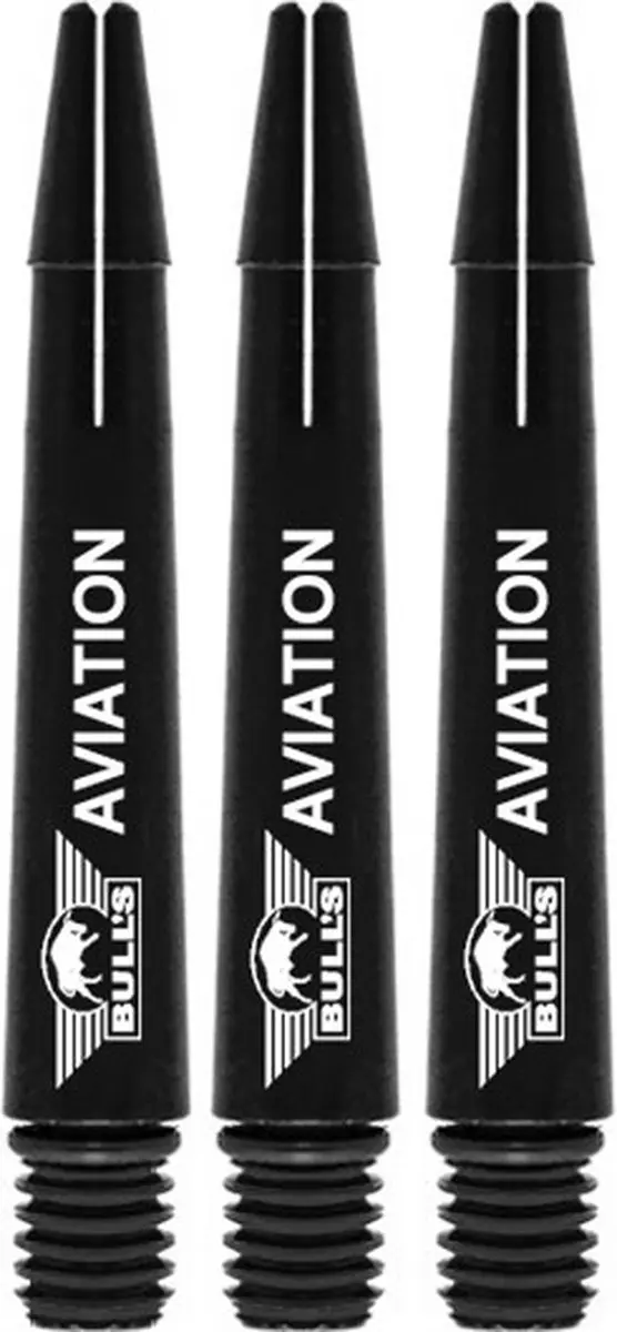 Bull's Aviation Black Dart Shafts BU-55316 - 3 Stuks - afbeelding 2 van 4