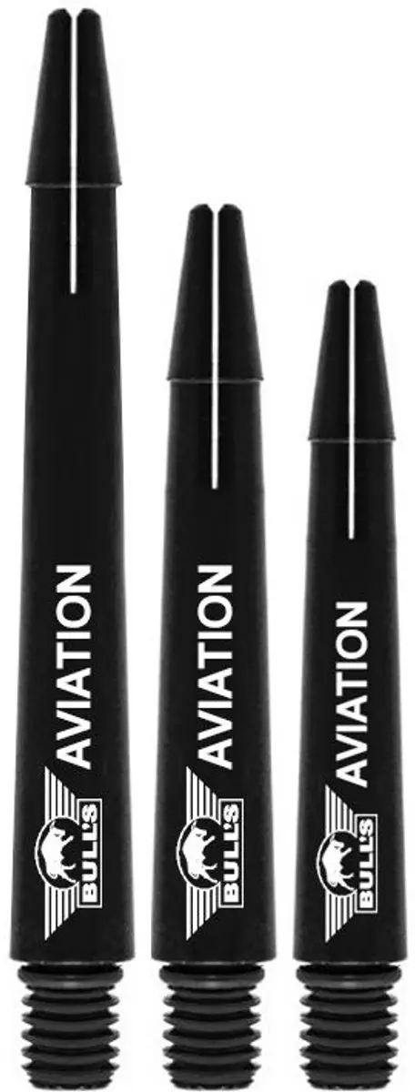 Bull's Aviation Black Dart Shafts BU-55316 - 3 Stuks - afbeelding 4 van 4