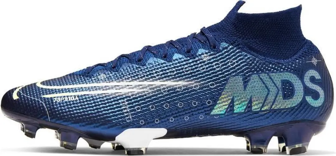 Nike Mercurial Superfly Elite 7 FG Voetbalschoenen - Maat 40 - Blauw/Lichtblauw/Geel