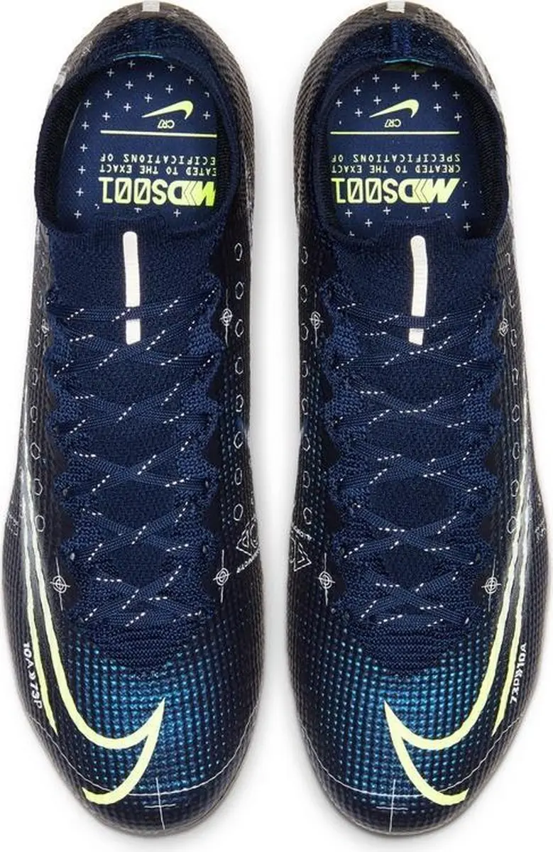 Nike Mercurial Superfly Elite 7 FG Voetbalschoenen - Maat 40 - Blauw/Lichtblauw/Geel
