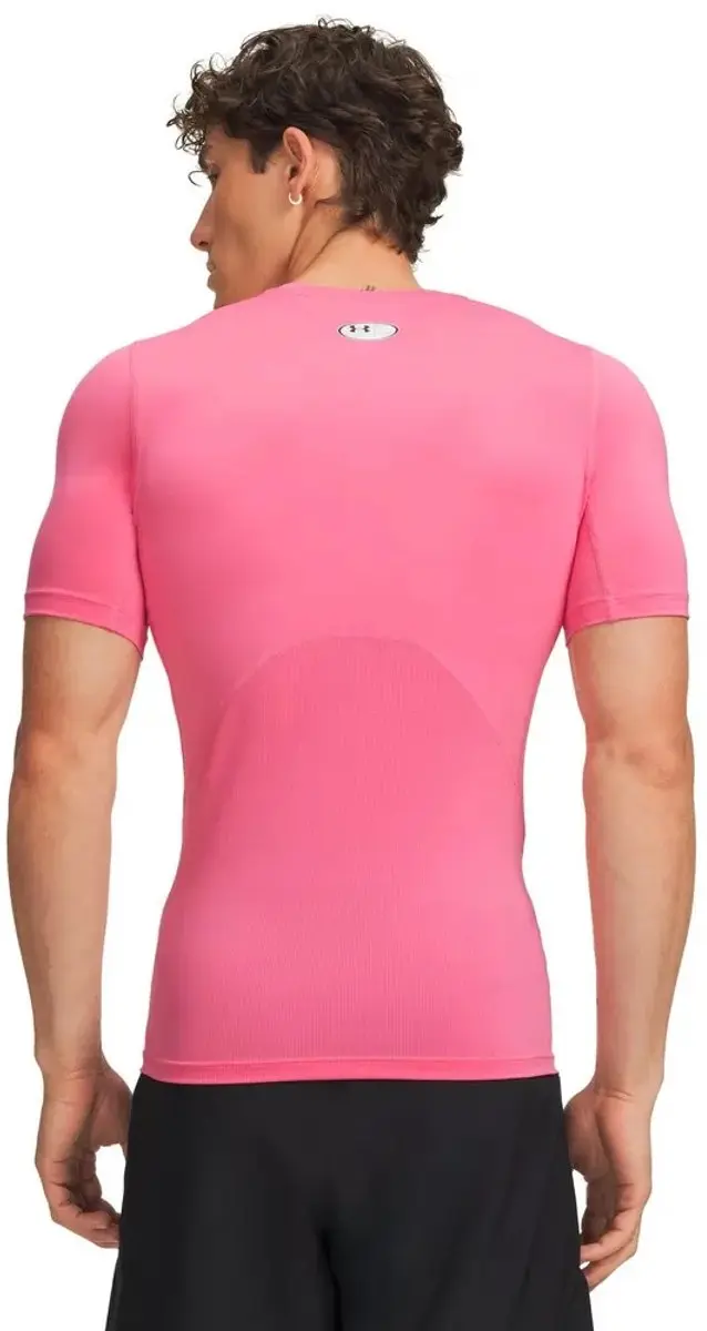 Under Armour HeatGear Armour Comp T-shirt - M - Roze