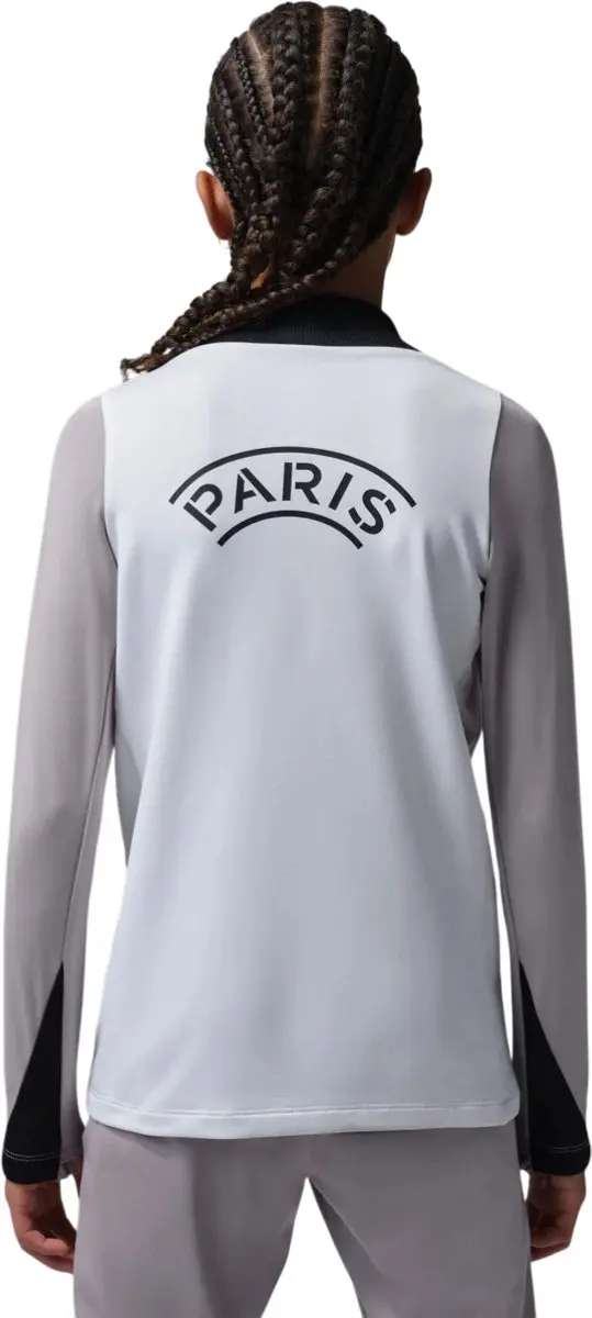 Nike PSG Strike Trainingstrui 2025/2026 IO4844-100 - Maat 170 - Grijs/Zwart/Wit