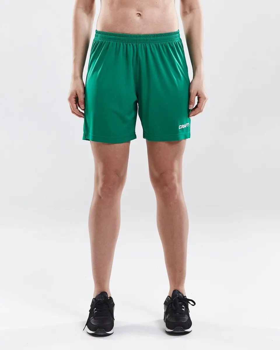 Craft Squad Short Solid Sportbroek Vrouwen M - Groen/Wit