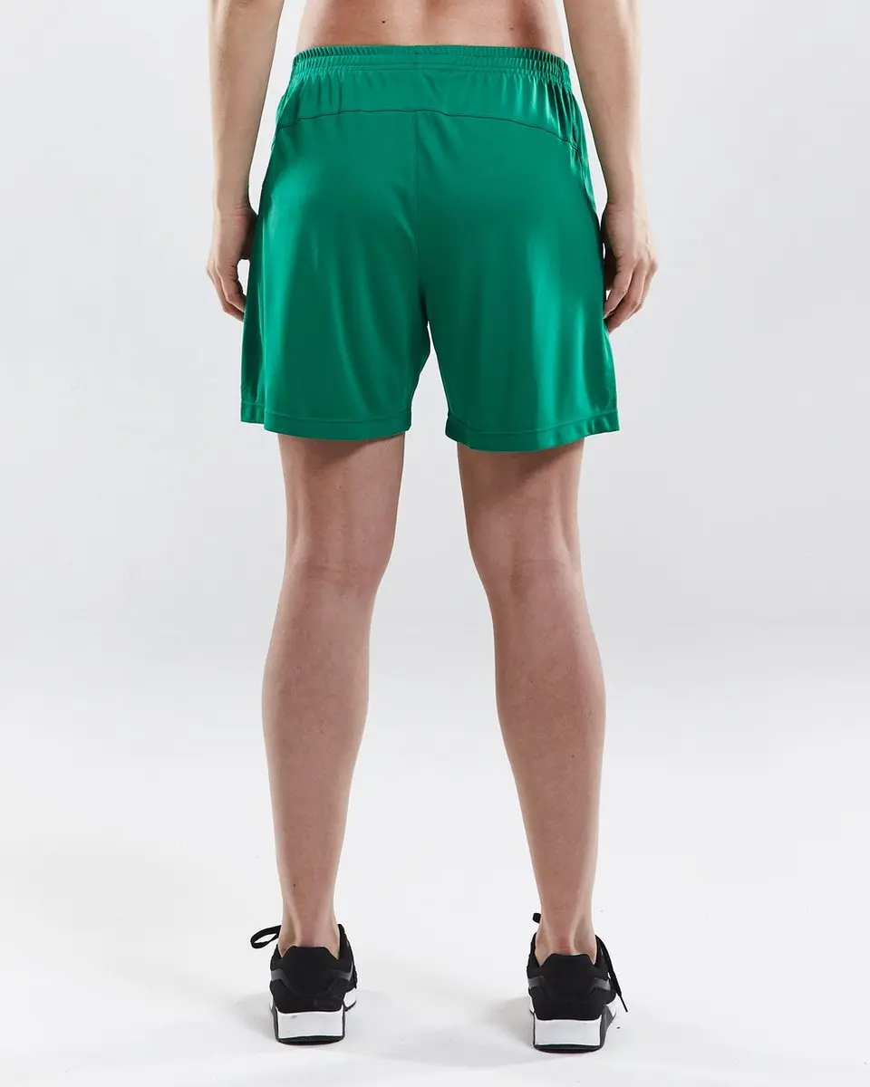 Craft Squad Short Solid Sportbroek Vrouwen M - Groen/Wit