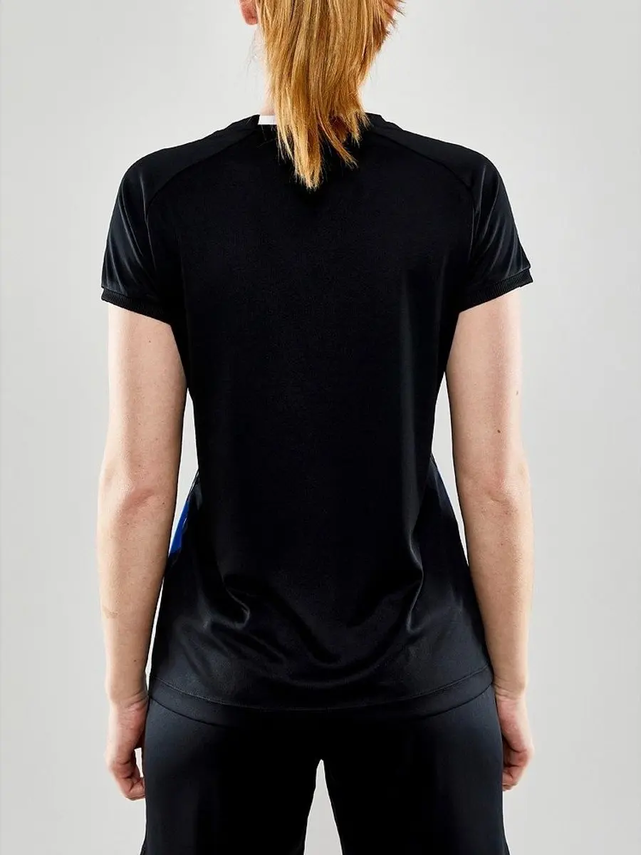 Craft Progress 2.0 Stripe Shirt Dames - M - Zwart