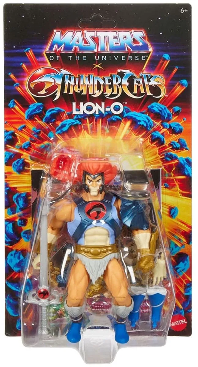 Mattel Masters of the Universe x ThunderCats Lion-O Action Figuur 14cm - Multi