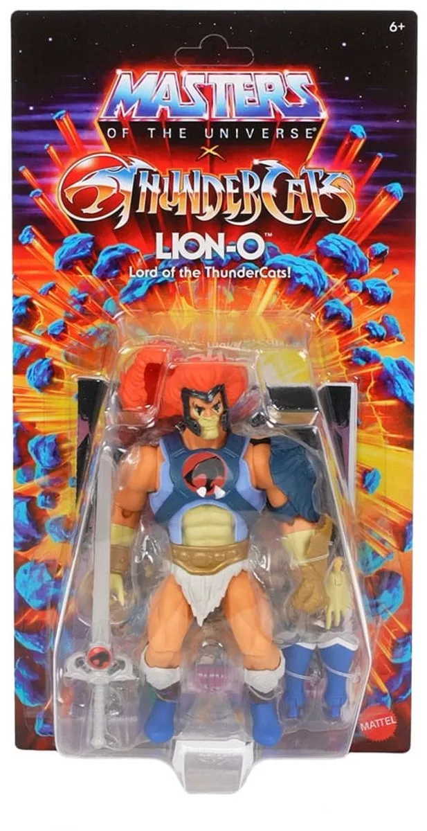 Mattel Masters of the Universe x ThunderCats Lion-O Action Figuur 14cm - Multi