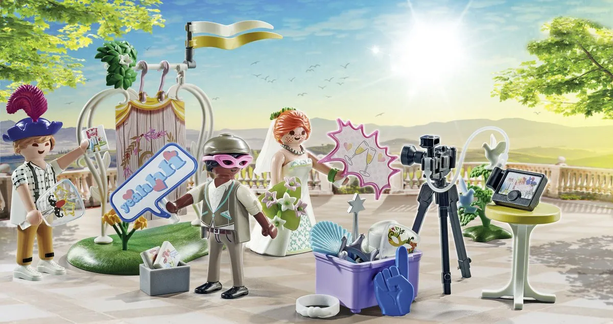 Playmobil City Life Bruidspaar met Camera 71367 - Multicolor